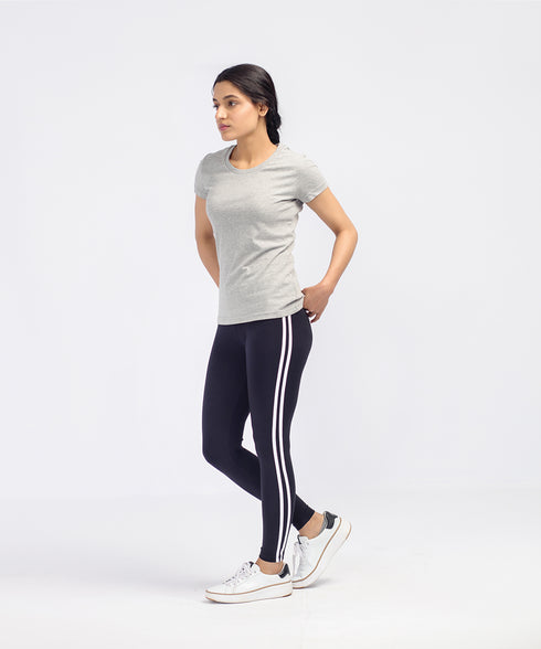 Women's Striped Leggings